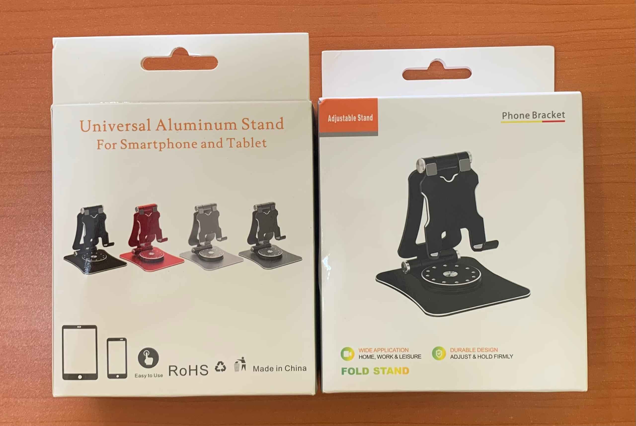 Universal Aluminum 360° Swivel Stand for Phones and Tablets